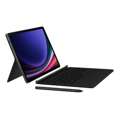Samsung - Ochranné puzdro s klávesnicou a touchpadom pre Samsung Galaxy Tab S9/S9/S10 FE/S 10 Lite, čierna