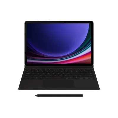 Samsung - Ochranné puzdro s klávesnicou a touchpadom pre Samsung Galaxy Tab S9/S9/S10 FE/S 10 Lite, čierna