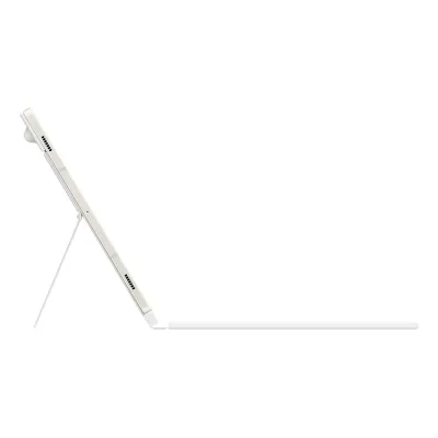 Samsung - Ochranné puzdro s klávesnicou a touchpadom pre Samsung Galaxy Tab S9/S9/S10 FE/S 10 Lite, biela