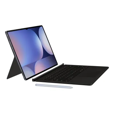 Samsung - Ochranné puzdro s klávesnicou a touchpadom pre Samsung Galaxy Tab S10 Ultra/ S9 Ultra, čierna