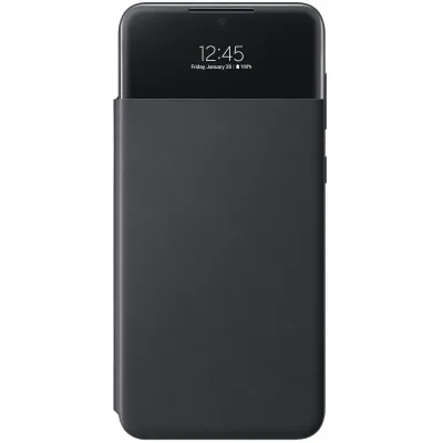 Samsung - poškodené balenie, Puzdro knižkové S View pre Samsung Galaxy A33 5G, čierna