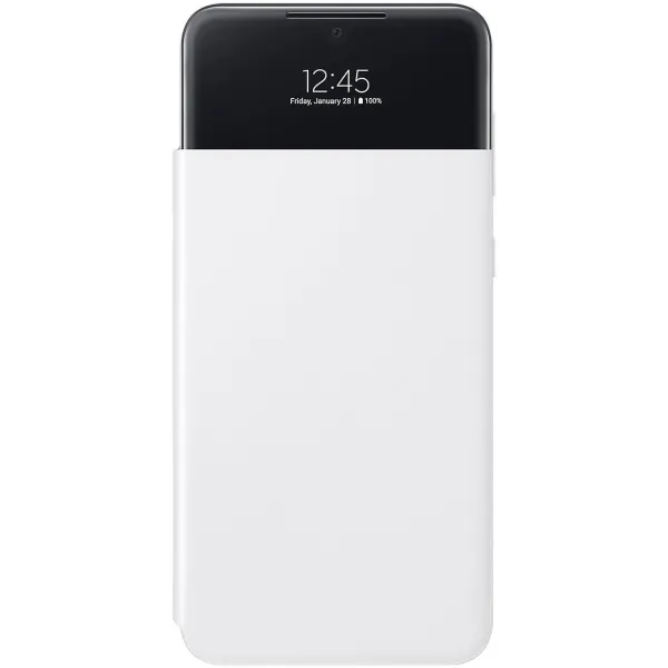 Samsung - poškodené balenie, Puzdro knižkové S View pre Samsung Galaxy A33 5G, biela