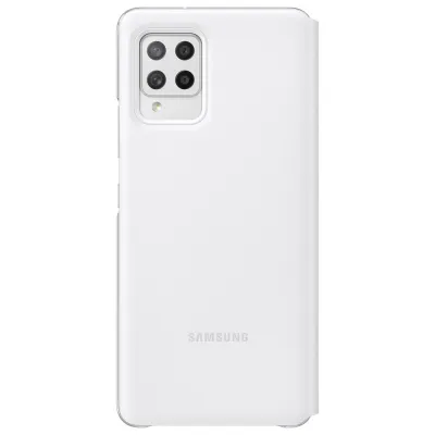 Samsung - Puzdro knižkové Smart View pre Samsung Galaxy A42, biela