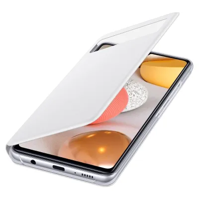 Samsung - Puzdro knižkové Smart View pre Samsung Galaxy A42, biela