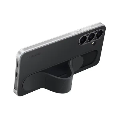 Samsung - Puzdro Standing Grip s pútkom pre Samsung Galaxy S25 FE, čierna