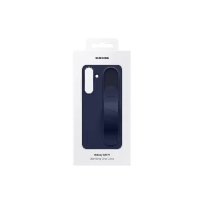 Samsung - Puzdro Standing Grip s pútkom pre Samsung Galaxy S25 FE, tmavá modrá