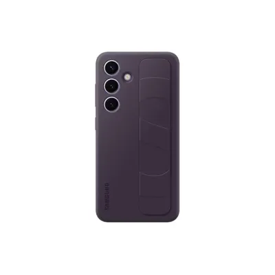 Samsung - poškodené balenie, Puzdro Standing Grip s pútkom pre Samsung Galaxy S24, dark violet