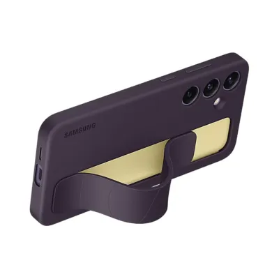 Samsung - Puzdro Standing Grip s pútkom pre Samsung Galaxy S24+, dark violet