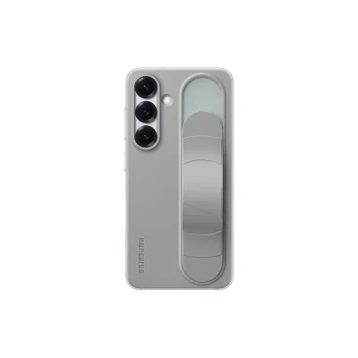 Samsung - Puzdro Standing Grip s pútkom pre Samsung Galaxy S25, šedá