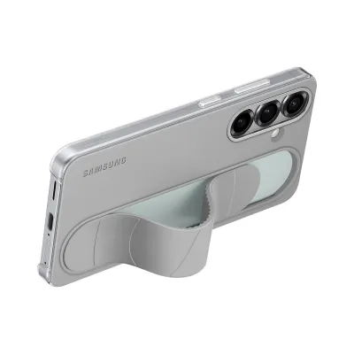 Samsung - Puzdro Standing Grip s pútkom pre Samsung Galaxy S25, šedá