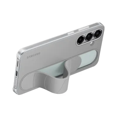 Samsung - Puzdro Standing Grip s pútkom pre Samsung Galaxy S25+, šedá