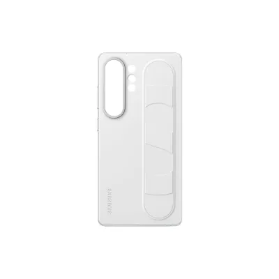 Samsung - Puzdro Standing Grip s pútkom pre Samsung Galaxy S25 Ultra, biela