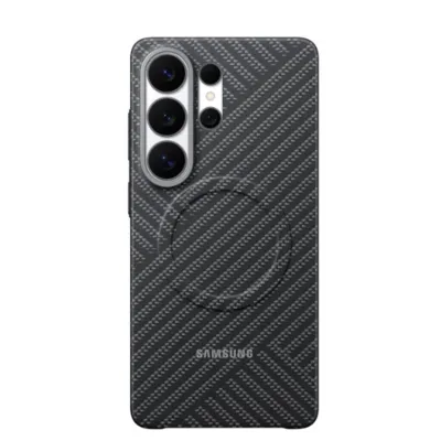 Samsung - Puzdro Carbon Magnet pre Samsung Galaxy S26 Ultra, tmavošedá