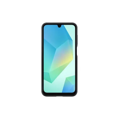 Samsung - Poškodené balenie, Puzdro zadné s otvorom na kartu pre Samsung Galaxy A16, čierna