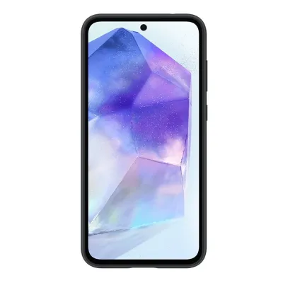 Samsung - poškodené balenie, Puzdro silikónové pre Samsung Galaxy A55, čierna