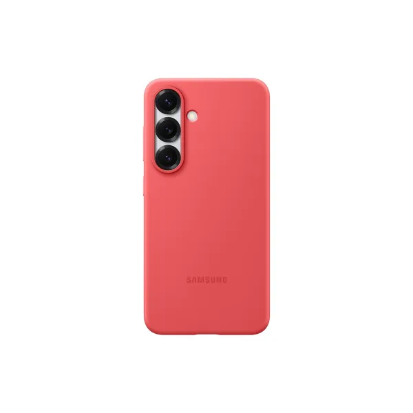 Samsung - Poškodené balenie, Puzdro silikónové pre Samsung Galaxy S25, červená