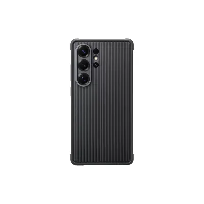 Samsung - Tvrdené puzdro pre Samsung Galaxy S25 Ultra, čierna