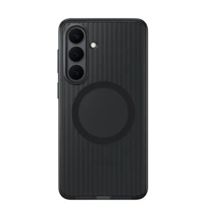 Samsung - Tvrdené puzdro s magnetom pre Samsung Galaxy S26+, čierna