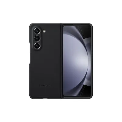 Samsung - poškodené balenie, Puzdro kožené pre Samsung Galaxy Z Fold5, graphite