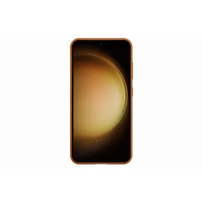 Samsung - poškodené balenie, Puzdro kožené pre Samsung Galaxy S23+, camel