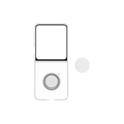 Samsung - poškodené balenie, Puzdro Clear Gadget pre Samsung Galaxy Z Flip5, transparentná