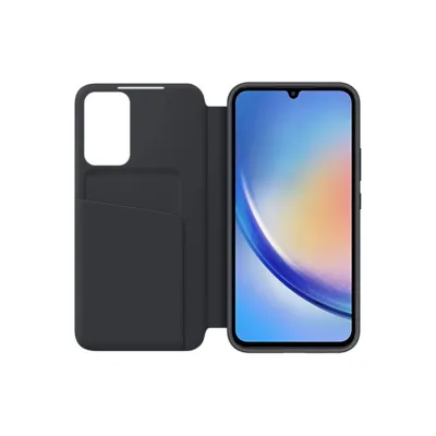 Samsung - Puzdro knižkové Smart View pre Samsung Galaxy A34, čierna