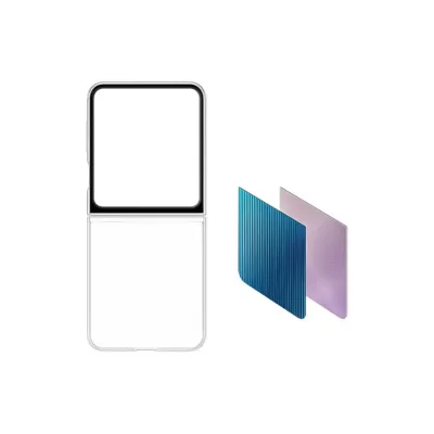 Samsung - poškodené balenie, Puzdro FlipSuit pre Samsung Galaxy Z Flip5, transparentná