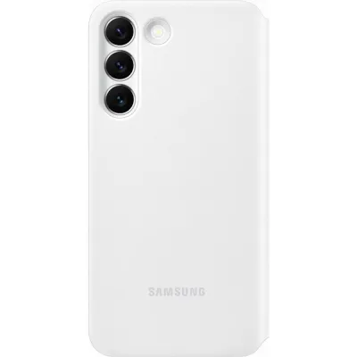 Samsung - poškodené balenie, Puzdro knižkové Clear View pre Samsung Galaxy S22, biela