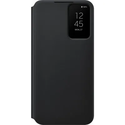 Samsung - Puzdro knižkové Clear View pre Samsung Galaxy S22+, čierna