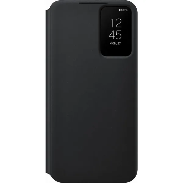 Samsung - Puzdro knižkové Clear View pre Samsung Galaxy S22+, čierna