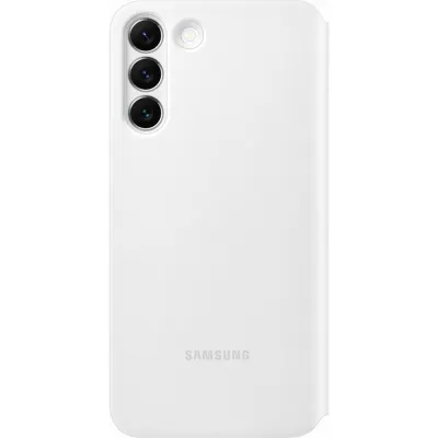 Samsung - Puzdro knižkové Clear View pre Samsung Galaxy S22+, biela