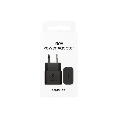 Samsung - Cestovný adaptér s rýchlonabíjaním EP-T2510, USB-C, 25 W, čierna