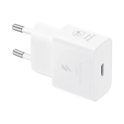 Samsung - Cestovný adaptér s rýchlonabíjaním EP-T2510, USB-C, 25 W, biela