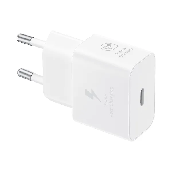 Samsung - Cestovný adaptér s rýchlonabíjaním EP-T2510, USB-C, 25 W, biela