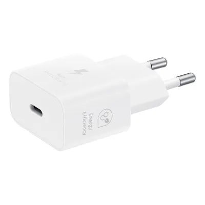 Samsung - Cestovný adaptér s rýchlonabíjaním EP-T2510, USB-C, 25 W, biela
