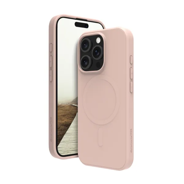 dbramante1928 - Puzdro Greenland Pro pre iPhone 16 Pro, pink sand