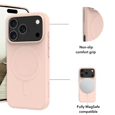 dbramante1928 - Puzdro Greenland Pro s MagSafe pre iPhone 17 Pro, pink sand