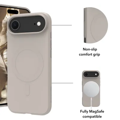 dbramante1928 - Puzdro Greenland Pro s MagSafe pre iPhone 17 Air, sandstone
