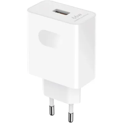 Honor - Cestovný adaptér USB-A, 66 W SuperCharge, biela