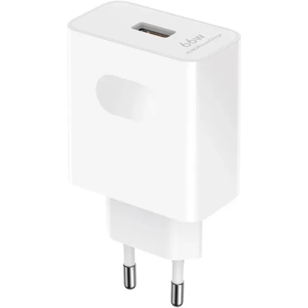 Honor - Cestovný adaptér USB-A, 66 W SuperCharge, biela