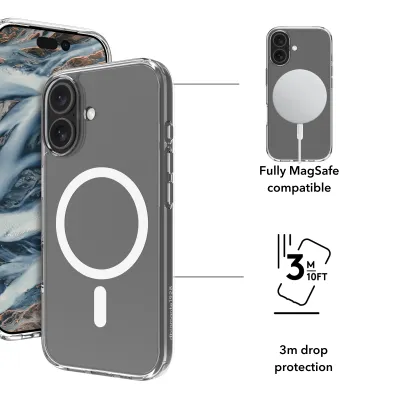 dbramante1928 - Puzdro Iceland Pro s MagSafe pre iPhone 17, transparentná