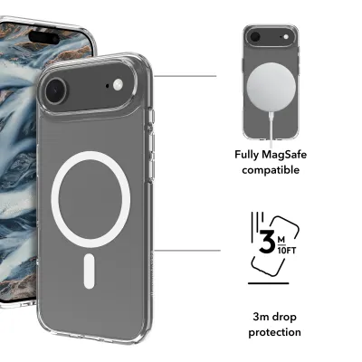 dbramante1928 - Puzdro Iceland Pro s MagSafe pre iPhone 17 Air, transparentná