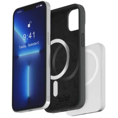 PURO - Puzdro ICON MAG s MagSafe pre iPhone 14 Pro, čierna