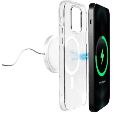 PURO - Puzdro Lite Mag s MagSafe pre iPhone 14 Pro, transparentná
