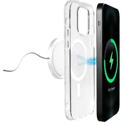 PURO - Puzdro Lite Mag s MagSafe pre iPhone 14 Pro Max, transparentná