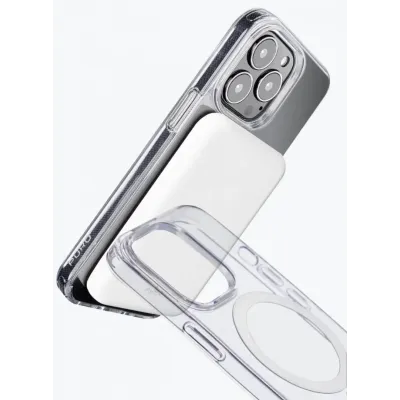 PURO - Puzdro Lite Mag s MagSafe pre iPhone 14 Pro Max, transparentná