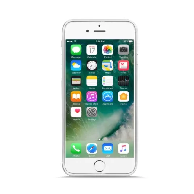 PURO - Puzdro 0.3 Nude pre iPhone SE 2022/2020/8/7, transparentná