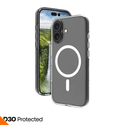 dbramante1928 - Puzdro Iceland Ultra D3O s MagSafe pre iPhone 17, transparentná