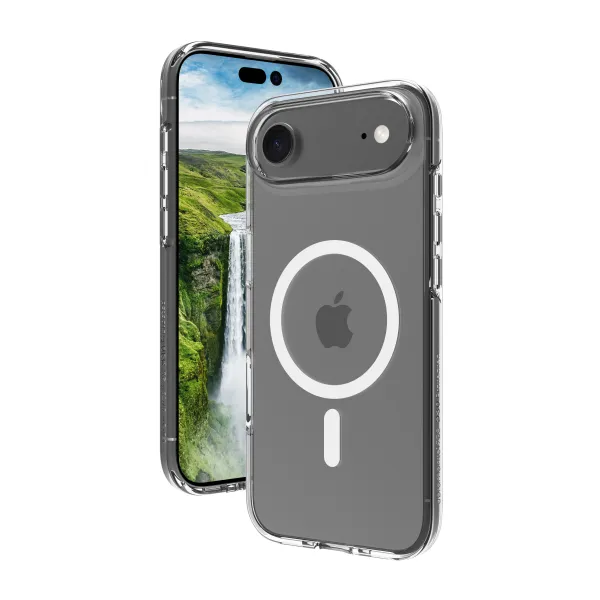 dbramante1928 - Puzdro Iceland Ultra D3O s MagSafe pre iPhone 17 Air, transparentná