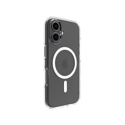 dbramante1928 - Puzdro Iceland Ultra D3O s MagSafe pre iPhone 16 Plus, transparentná